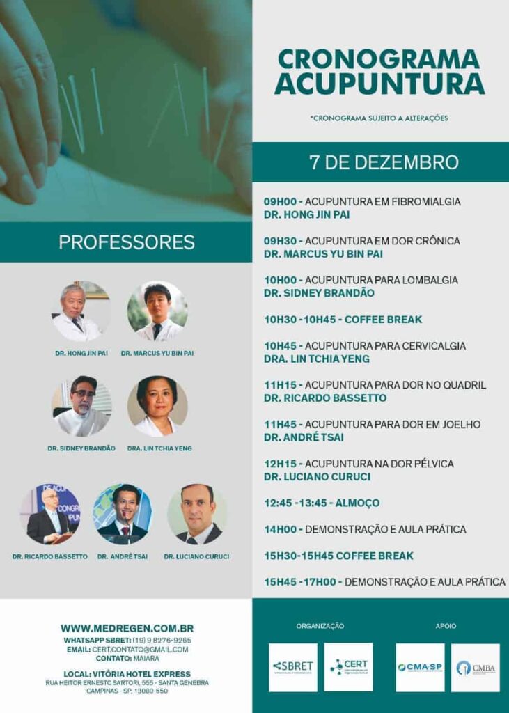 Arquivo: Curso de Acupuntura Médica em Campinas – 07 de dezembro 2019