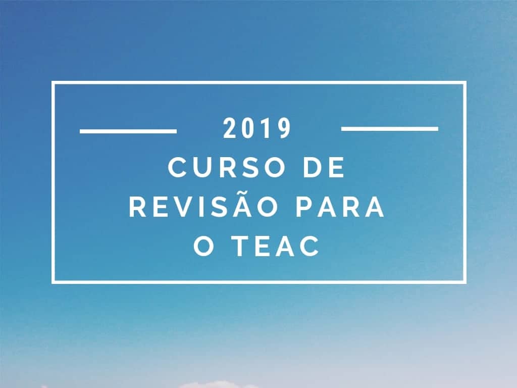 Arquivo: Revisão TEAC 2019