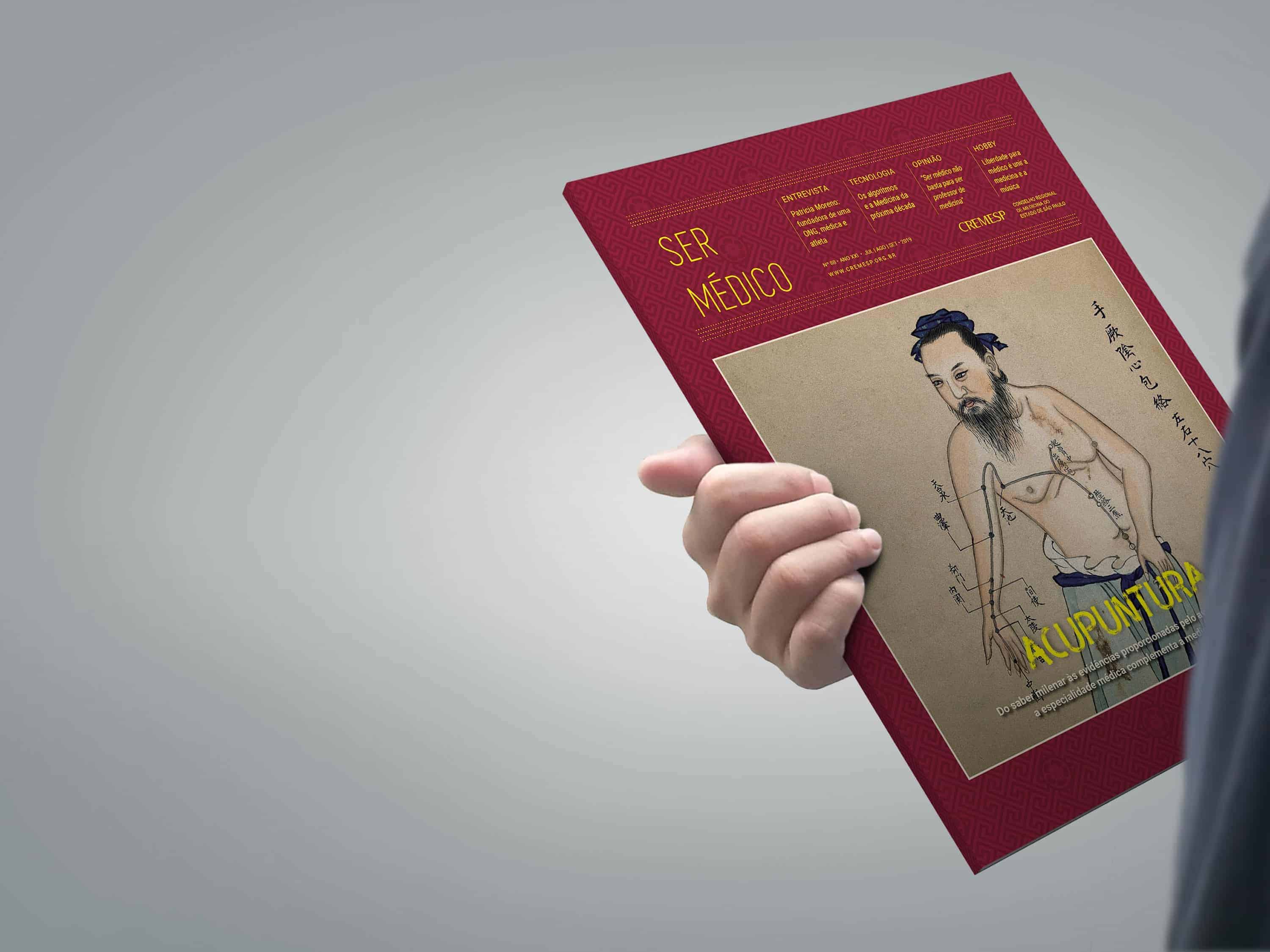 Revista Ser Médico do Cremesp sobre acupuntura com Dr. Hong Jin Pai e Dr. Marcus Pai