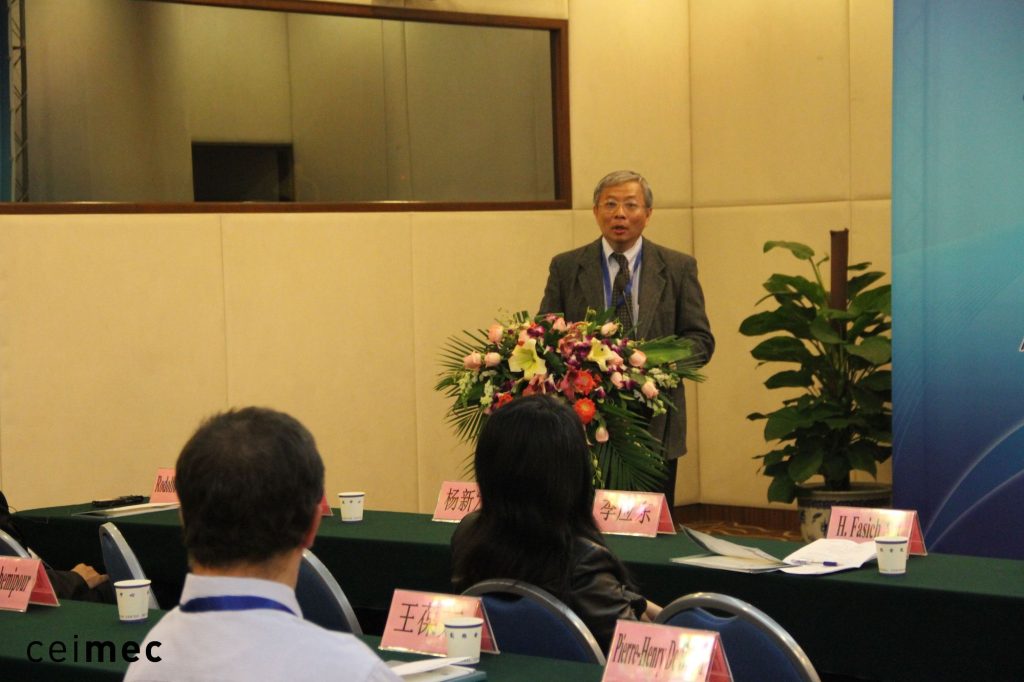 Prof. Dr. Hong Jin Pai em palestra de acupuntura médica